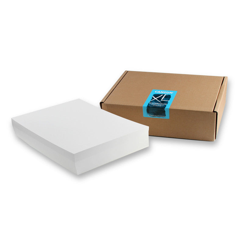 XL Series Watercolor Sheet Bulk Pack, Midweight White Paper, 100 Sheet, 18.25x24.25 inch, 1 Count