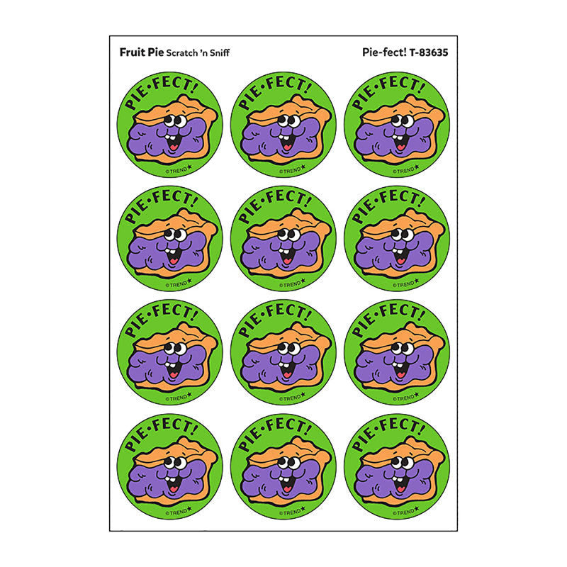 Pie-fect!/Fruit Pie Scent Retro Scratch 'n Sniff Stinky Stickers®, 24 ct.