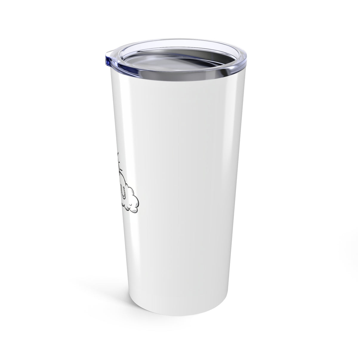 Lucky Clouds Rising Sun | 20oz Stainless Steel Tumbler for Good Fortune | Family & Friend Gift | Chicken Scratch Irony Doodle Style