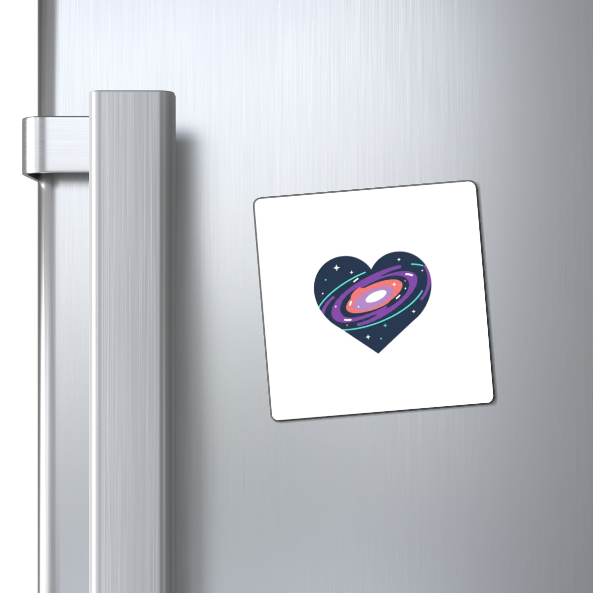 Galaxy Heart Magnet | Cosmic Fridge Decor & Locker Magnet | Valentine & Galentine Gift for Teens | Y2K Aesthetic