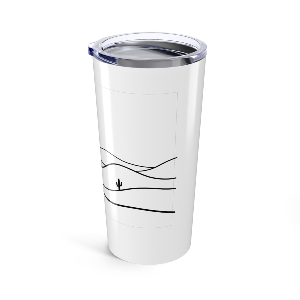 Desert Hills Doodle | 20oz Stainless Steel Sublimation Tumbler for Travel | Family & Friend Gift | Boho Irony Aesthetic