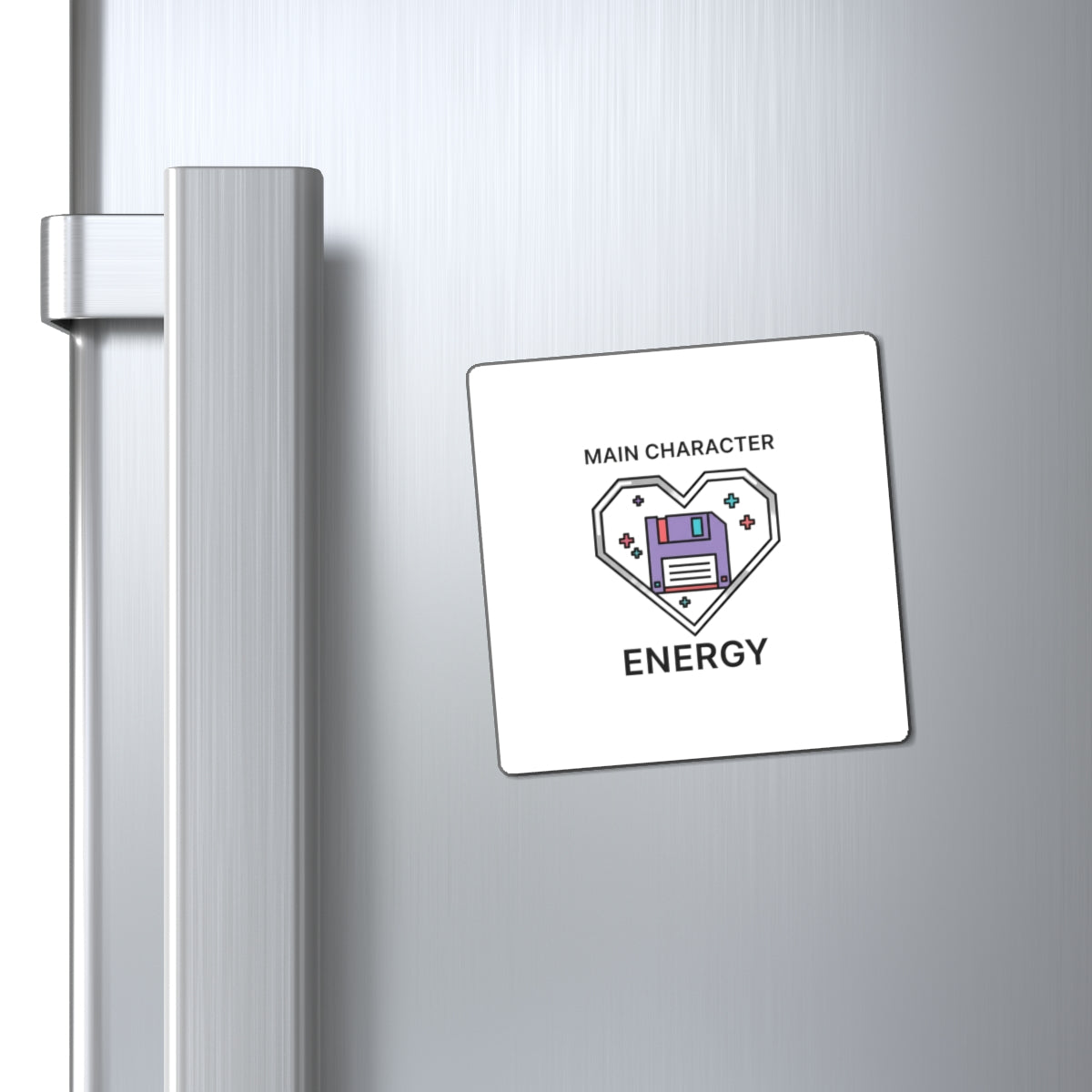 Y2K Holographic Chrome Vibes | Retro Fridge Magnet Set | Valentine & Galentine Gift for Gen Z | 2000s Nostalgia Aesthetic
