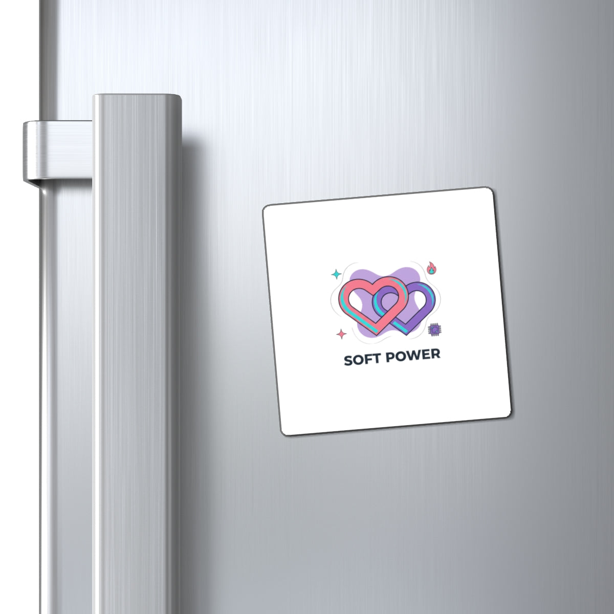 Modern Mature Romance | Sublimation Fridge Magnet Set | Valentine & Galentine Gift for Couples & Friends | Y2K Aesthetic