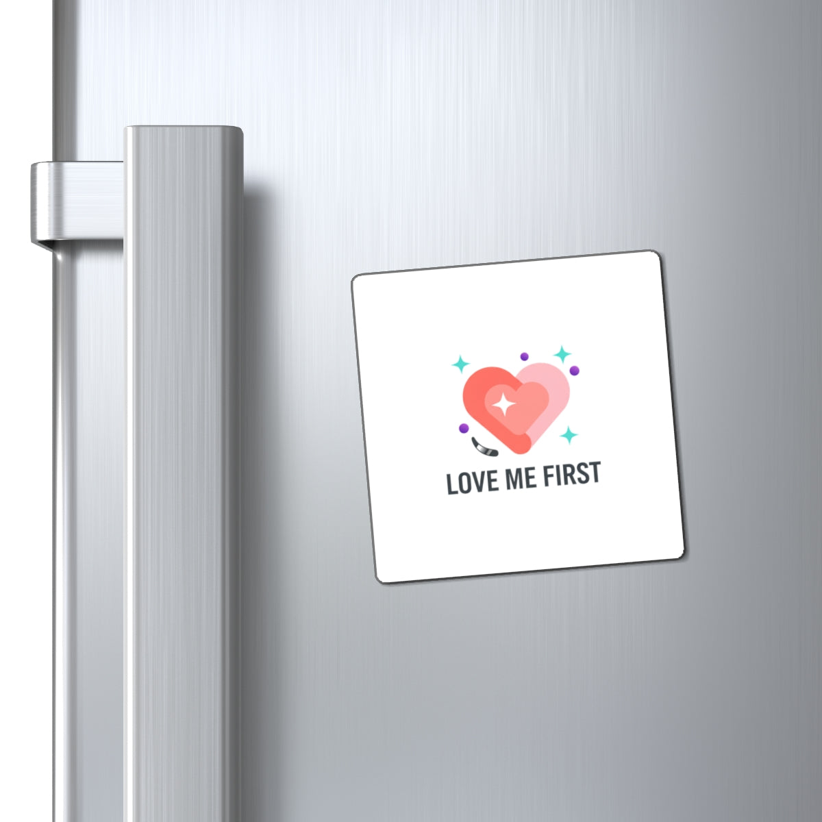 Self Love Gradient Affirmation | Sublimation Fridge Magnet Set | Galentine’s & Self-Care Gift | Y2K Valentine Aesthetic