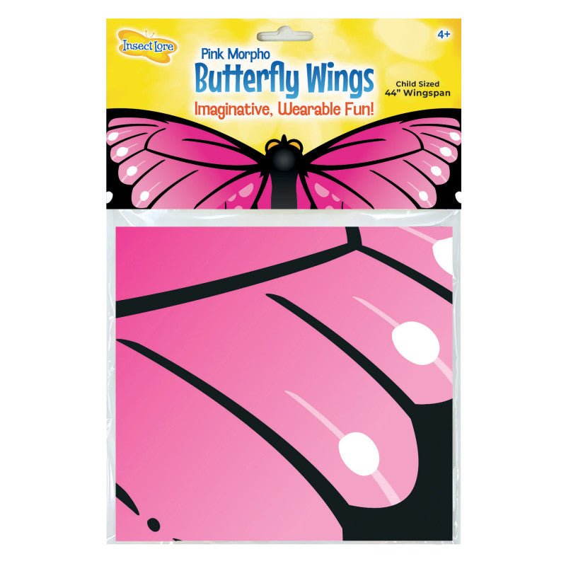 Dress-Up Morpho Butterfly Wings, Pink