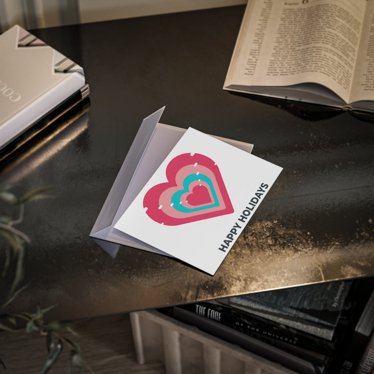 Neon Heart Glow | Valentine Holiday Greeting Card + Postcard | Lover, Galentine & Friend Gift | Y2K Pop Aesthetic