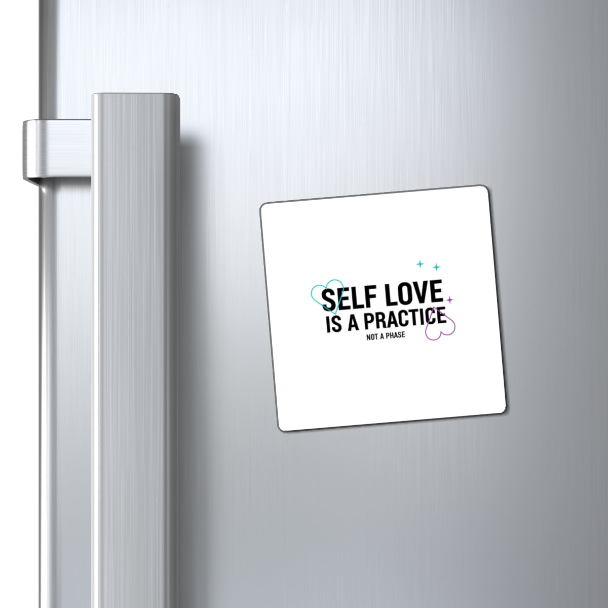 Self Love Gradient Affirmation | Aesthetic Sublimation Magnet Set | Galentine’s & Teen Dorm Gift | Y2K Gen Z Vibes