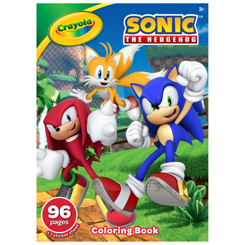Sonic the Hedgehog Coloring Book, 96 Coloring Pages