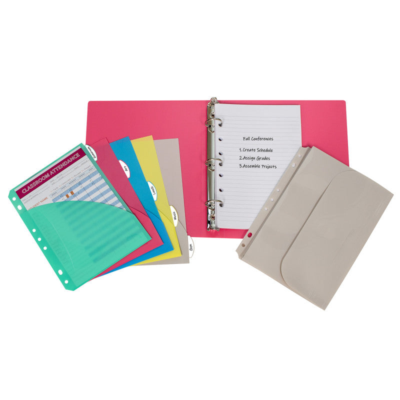 Mini Size Binder Starter Kit, Assorted
