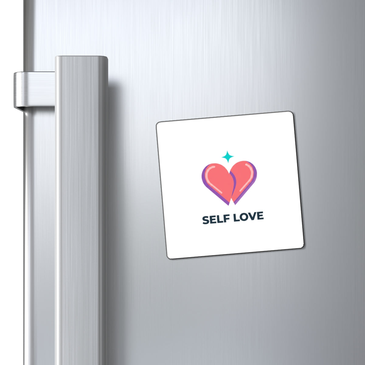 Minimal Love 13 Hearts | Sublimation Fridge Magnet Set | Valentine & Galentine Gift for Friends/Family | Minimalist Modern