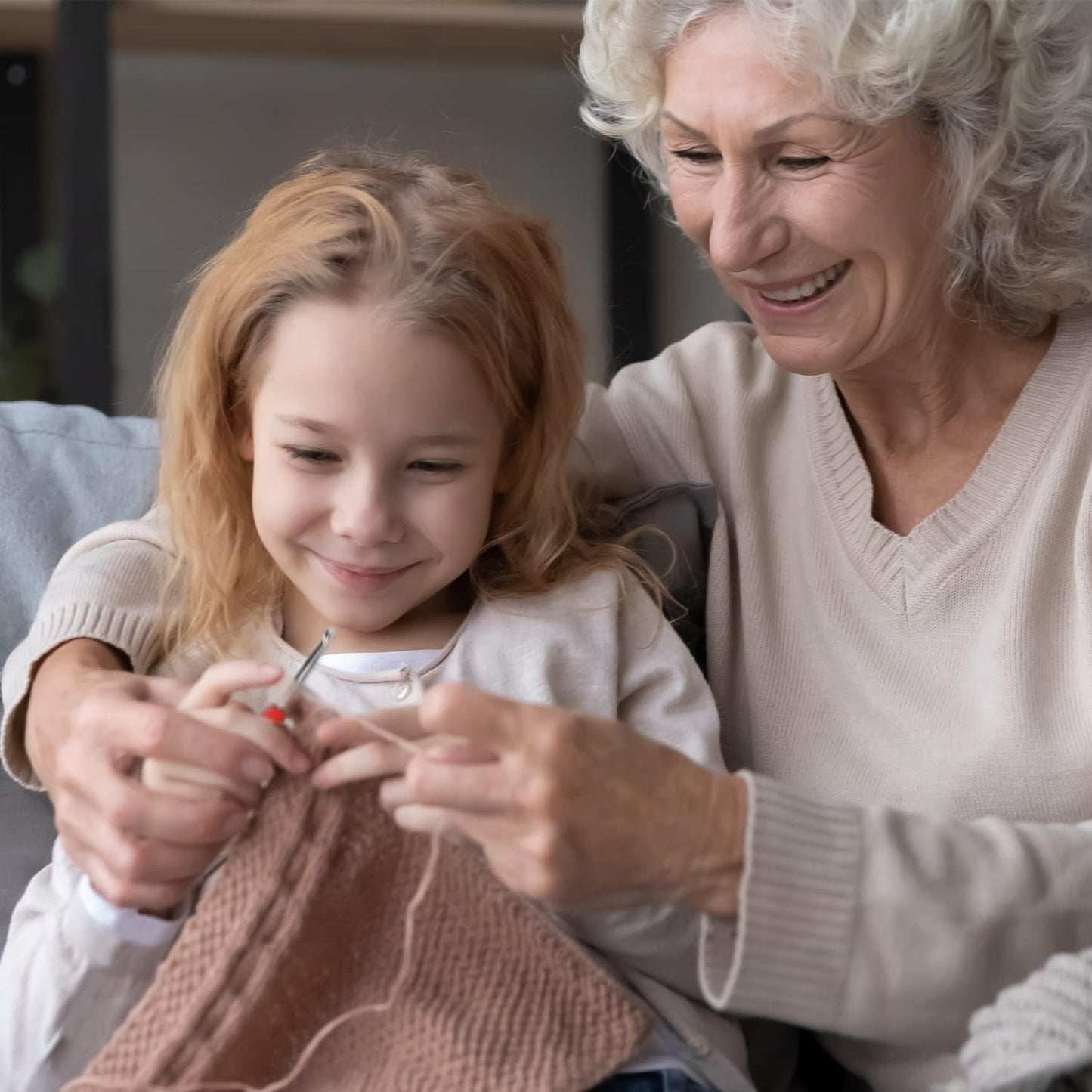 14 Piece Crochet Hooks Set, Crochet Hooks for Beginners Adults, Soft Grip Crochet Needles Tools with Storage Case,Ergonomic Crochet Hooks for Arthritic Hands