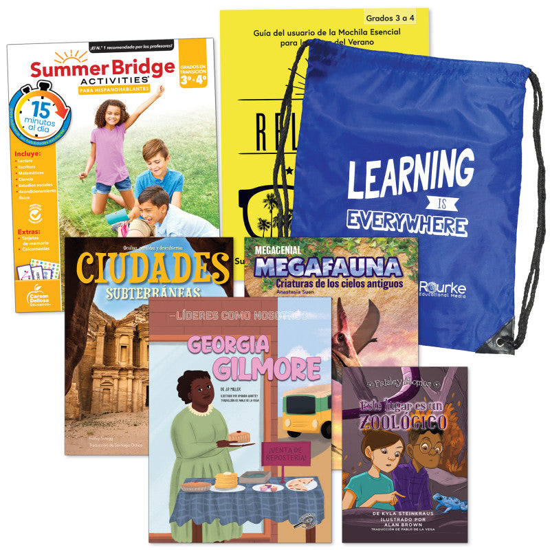 Summer Bridge Spanish Backpack, Grade 3-4