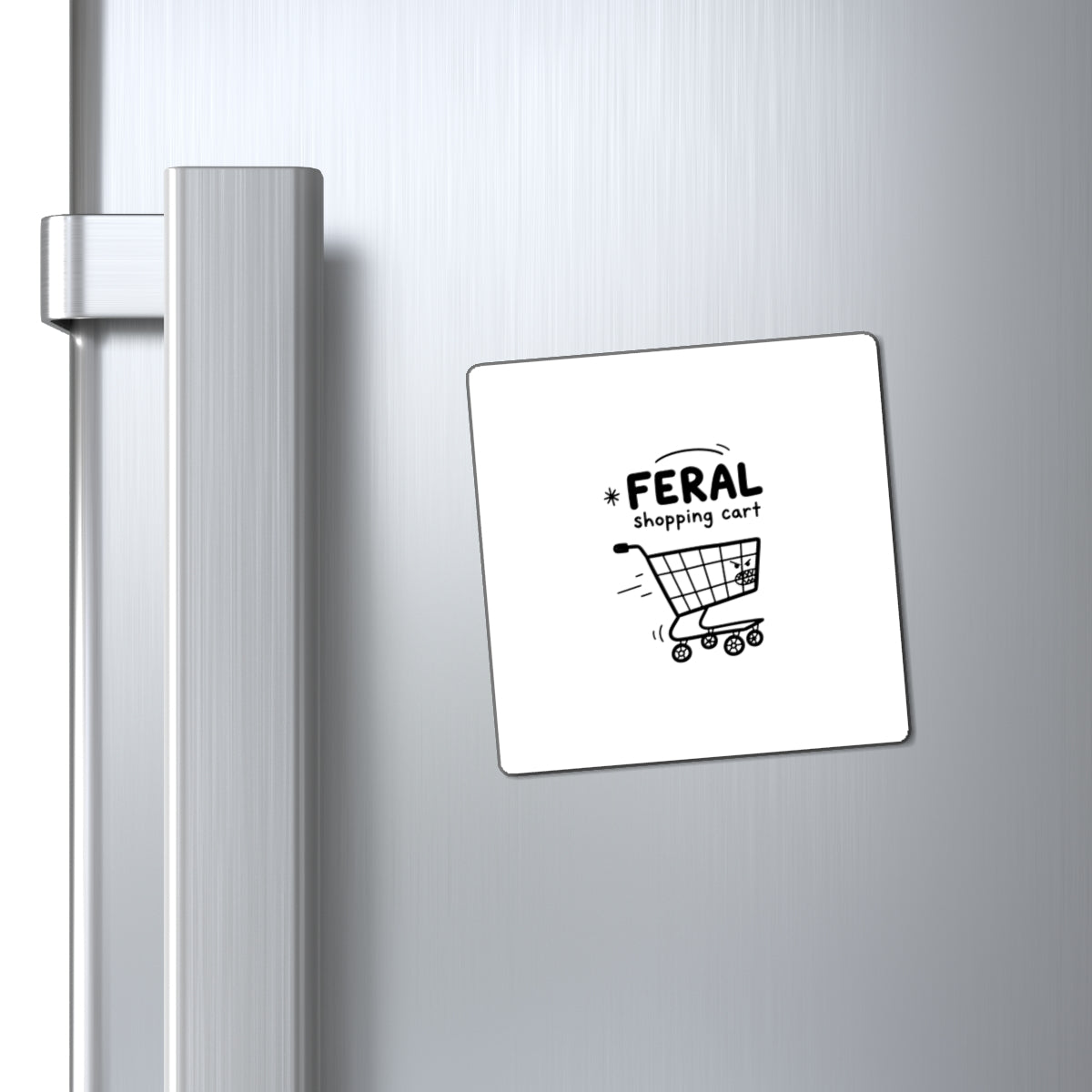 Magnets, Feral Shopping Cart, Family Gift, Collector Item