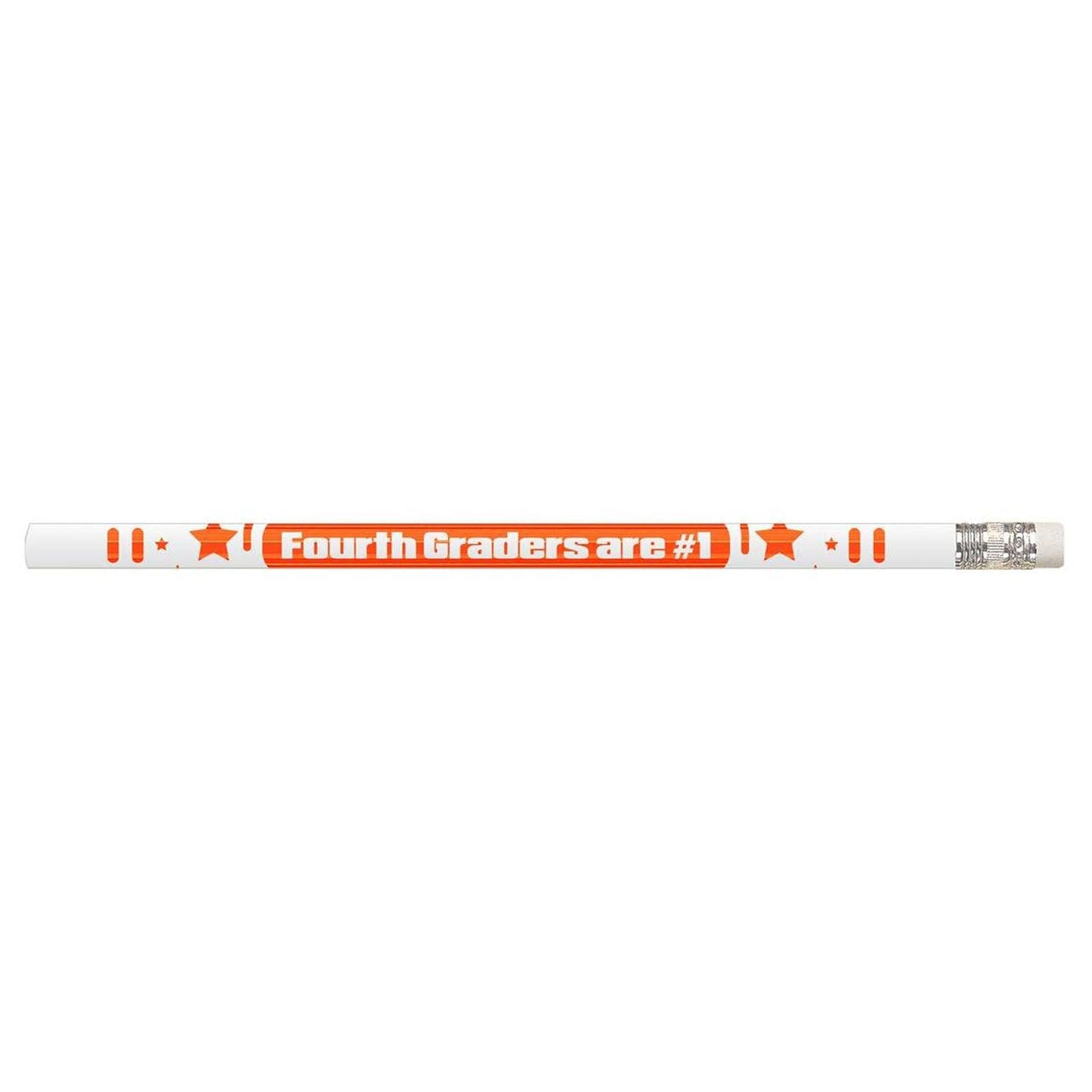 4th Graders Are #1 Motivational Pencils, 12 Per Pack, 12 Packs - Loomini