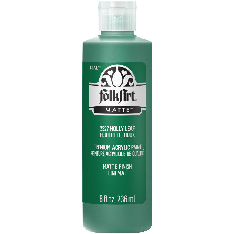 Acrylic Paint Matte, 8oz., Holly Leaf