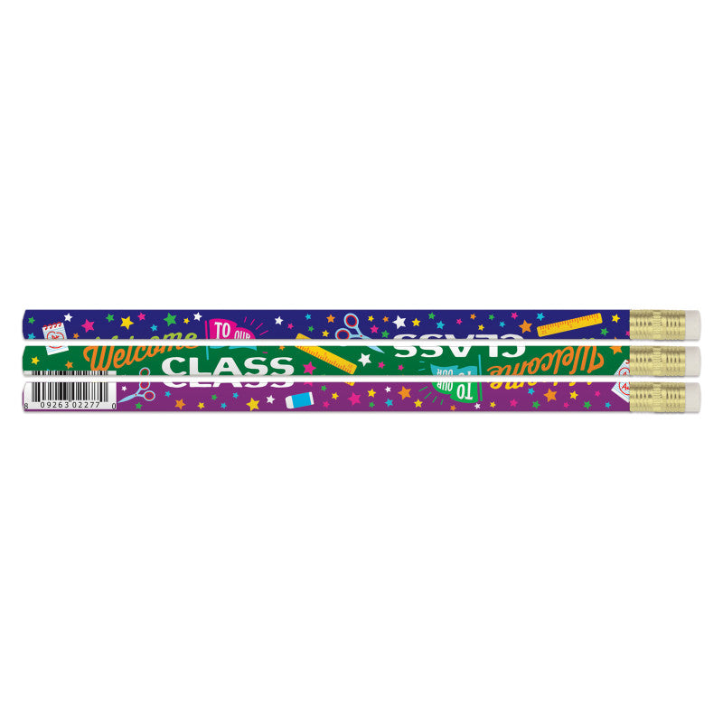 Welcome To Our Class Motivational Pencils, 12 Per Pack, 12 Packs