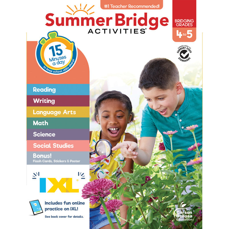 Summer Bridge Activities, Grade 4-5