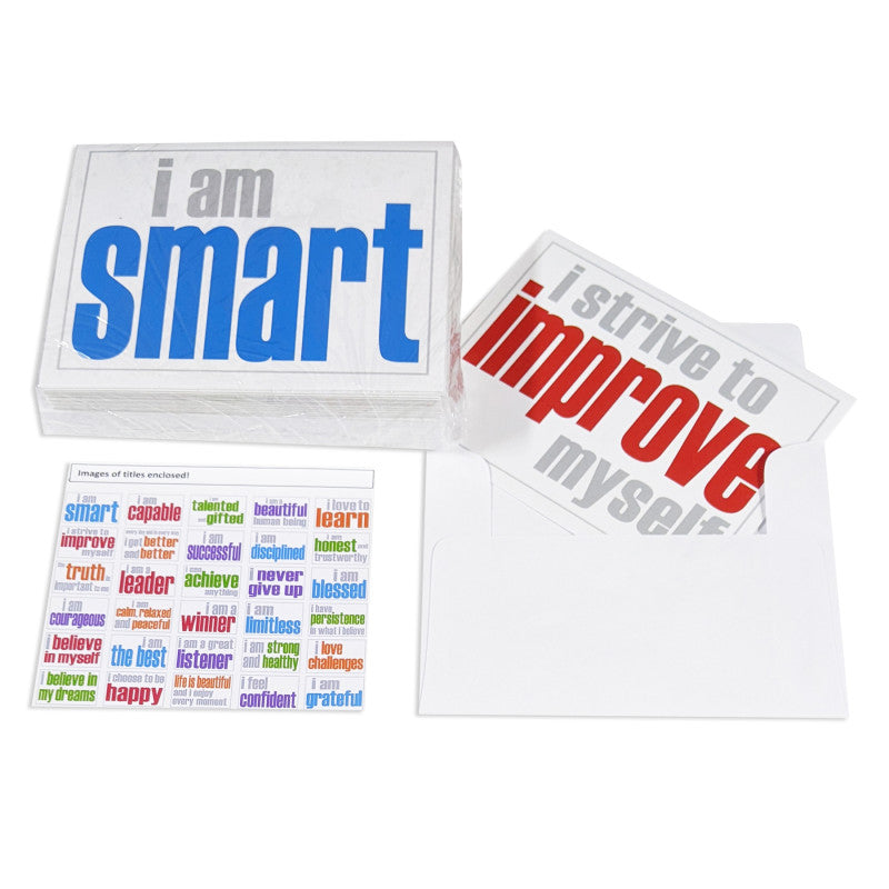 Note Cards with Envelopes, Set of 30 Different Titles