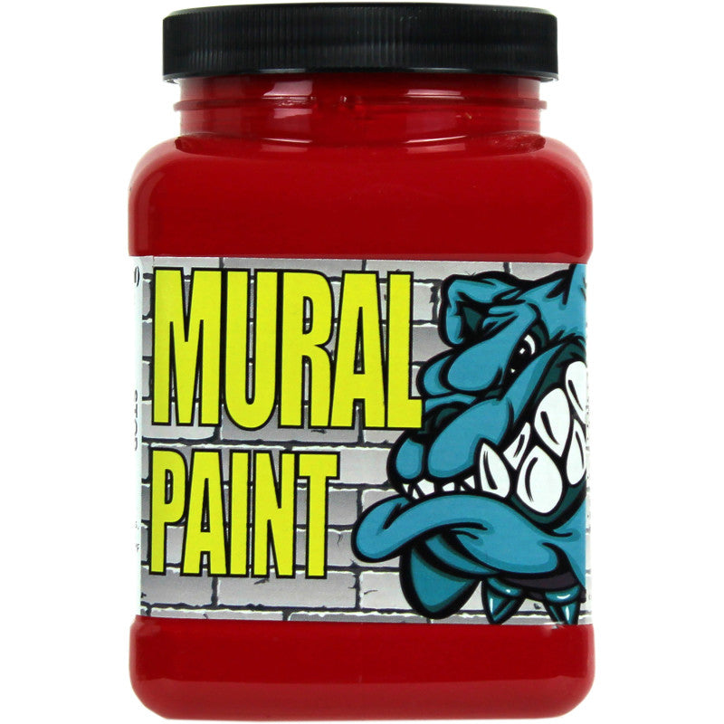Mural Paint, Pint, Stop (Red)