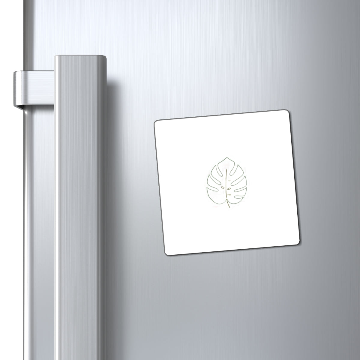 Monstera Leaf Outline | Minimal Botanical Magnet Set | Housewarming & Plant Lover Gift | Quiet Luxury Modern Decor