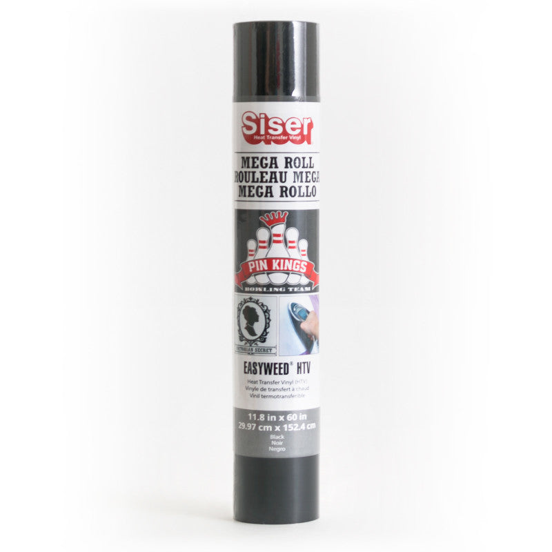 Easyweed HTV Heat Transfer Vinyl, 60", Black