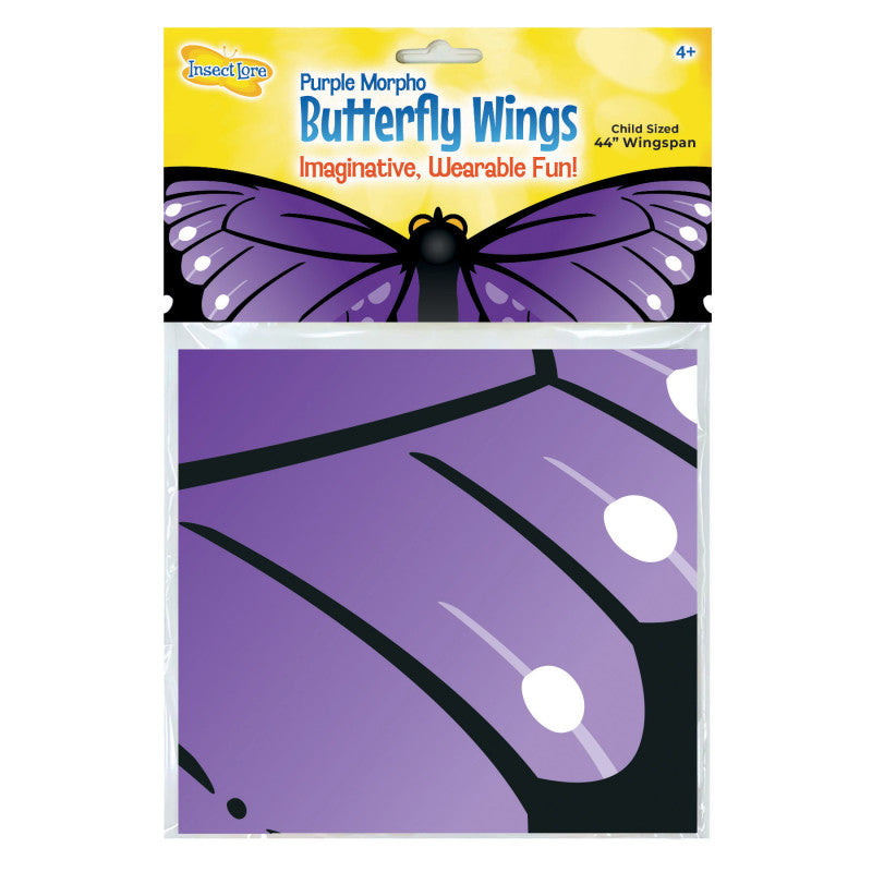 Dress-Up Morpho Butterfly Wings, Purple