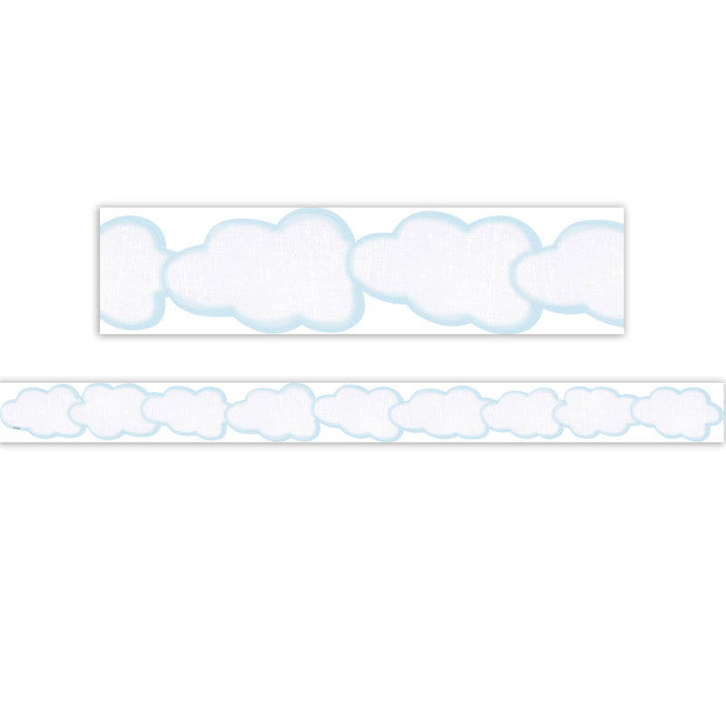 Clouds Die-Cut Border Trim, 35 Feet