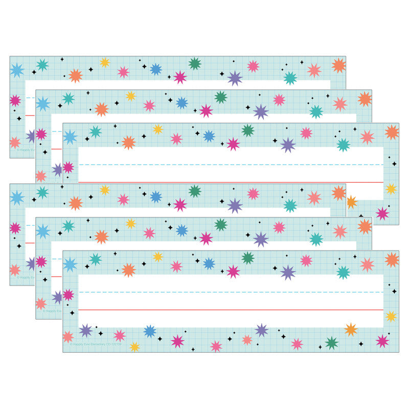 Retro Remix Name Plates, 36 Per Pack, 6 Packs