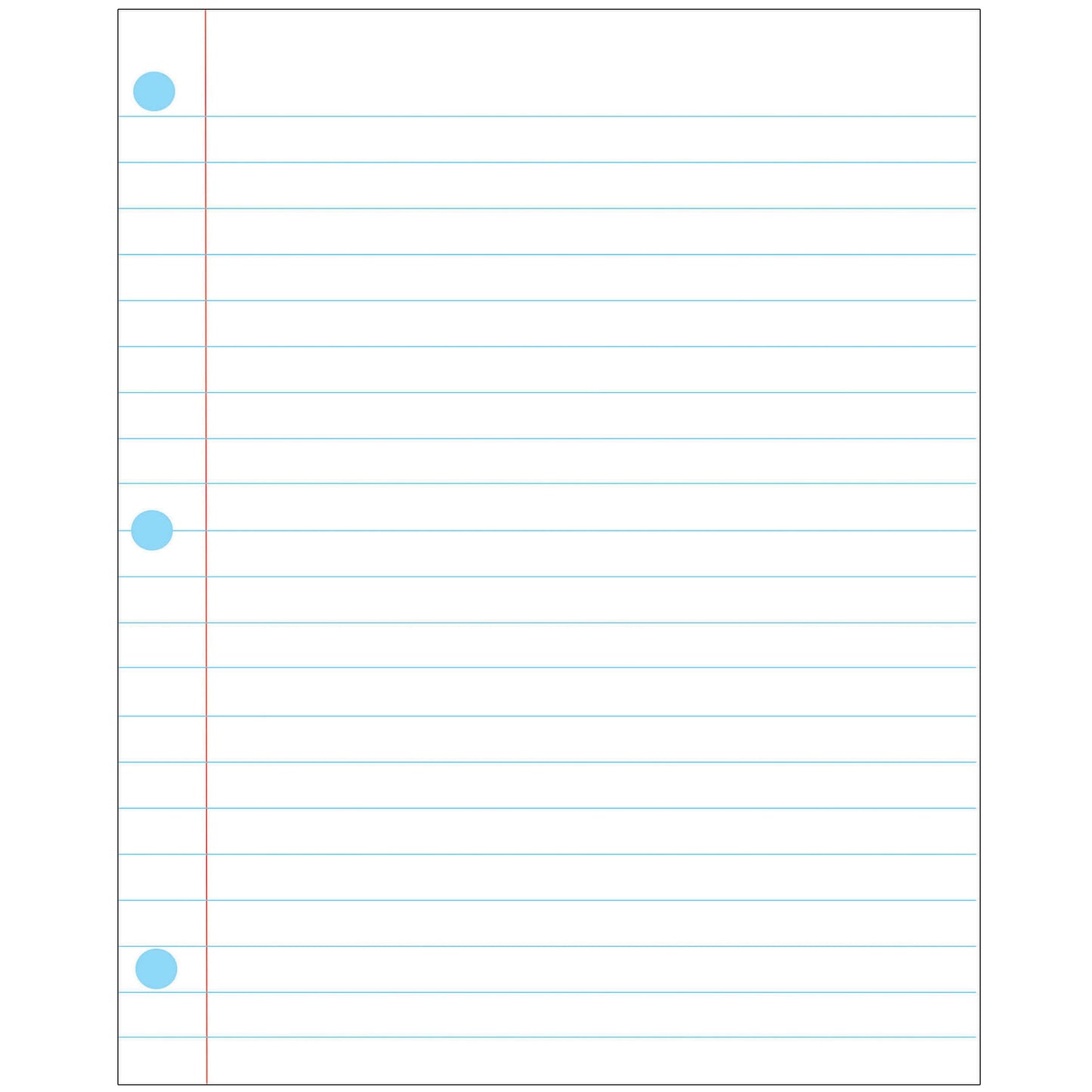 Large Magnetic Notebook Page, 12" x 15"