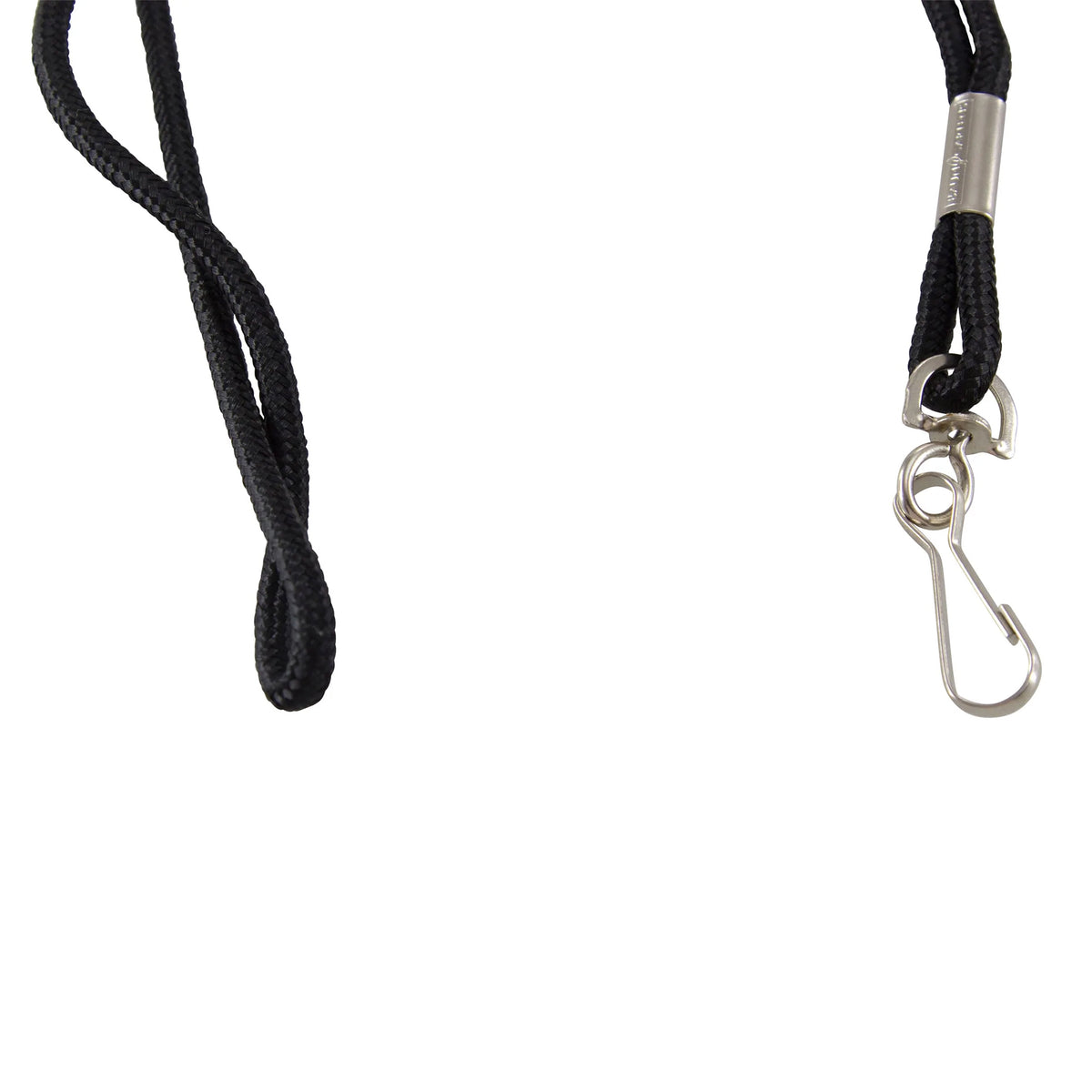 Standard Lanyard Hook Rope Style, Black