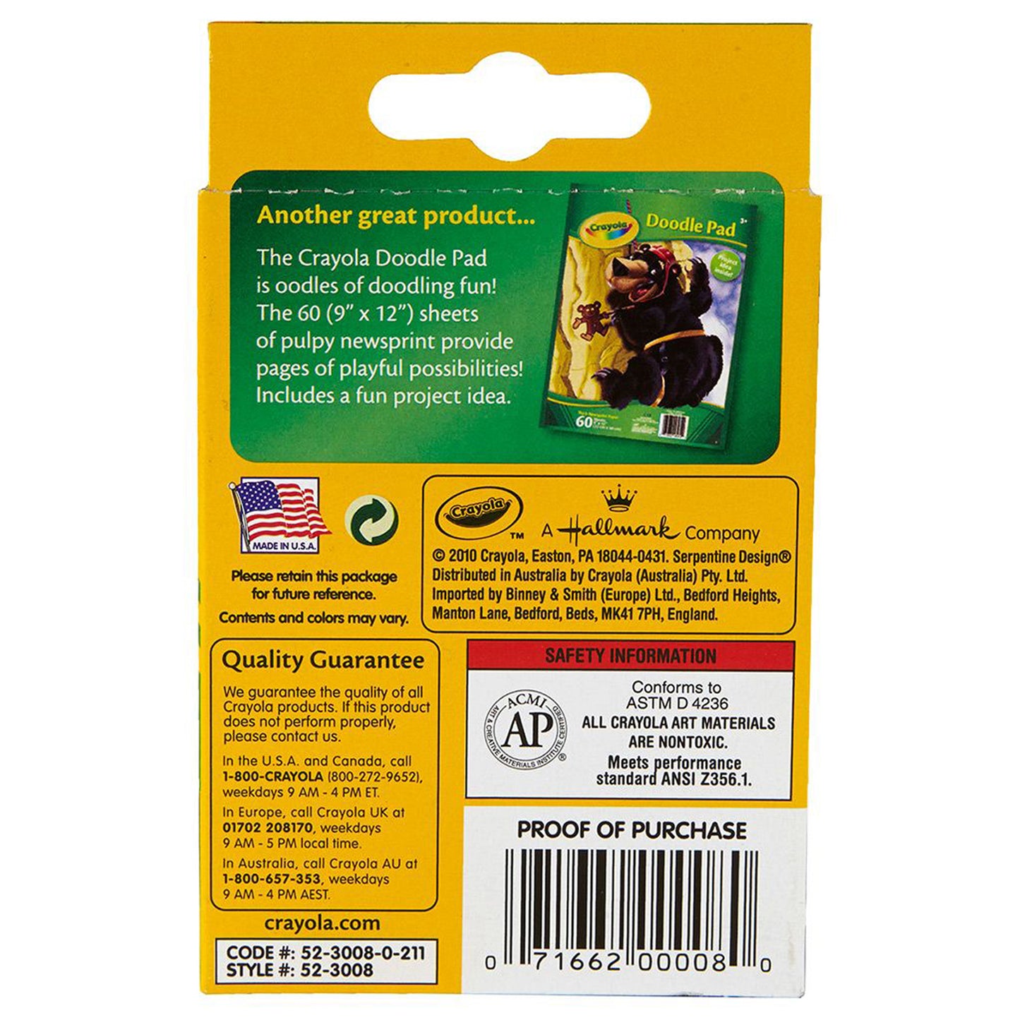 Crayons, Regular Size, 8 Colors