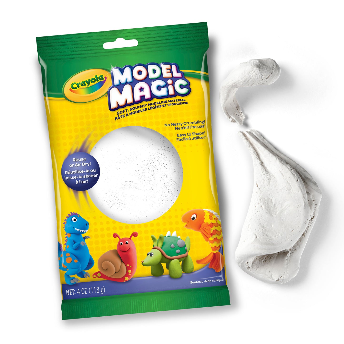 Model Magic® Modeling Compound, White, 4 oz. Pouch