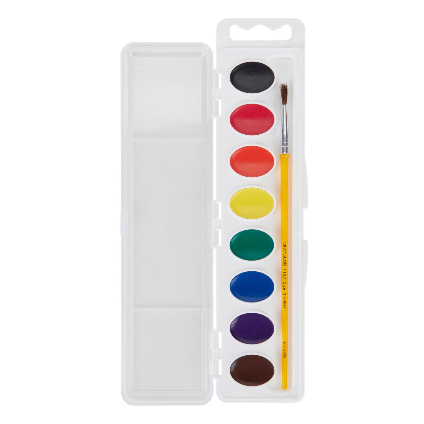 Semi-Moist Washable Watercolor Set, 8 Colors