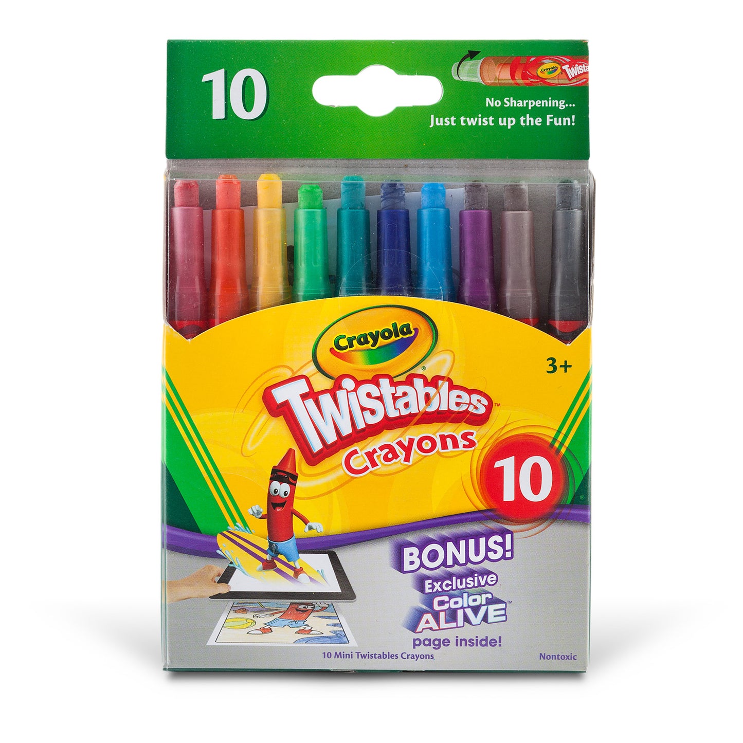 Mini Twistables Crayons, Pack of 10
