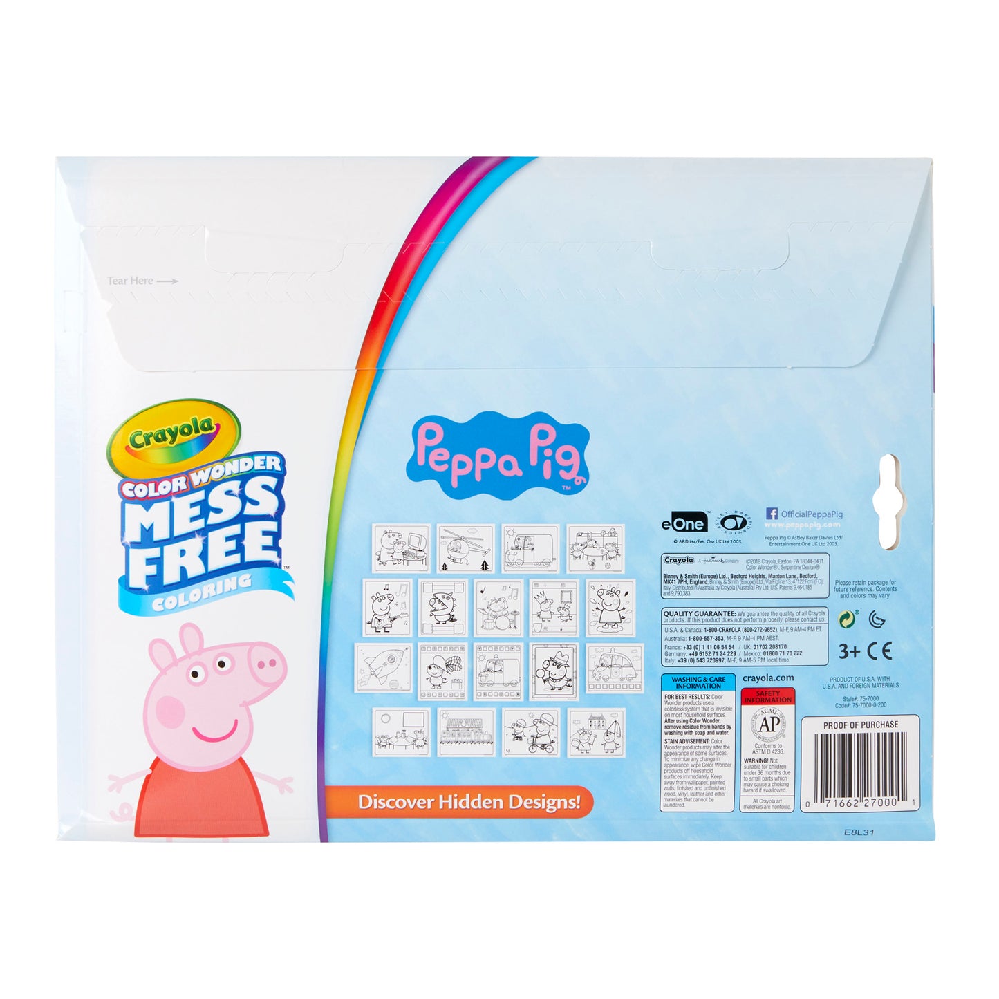 Color Wonder Mess Free Coloring Pad & Markers, Peppa Pig