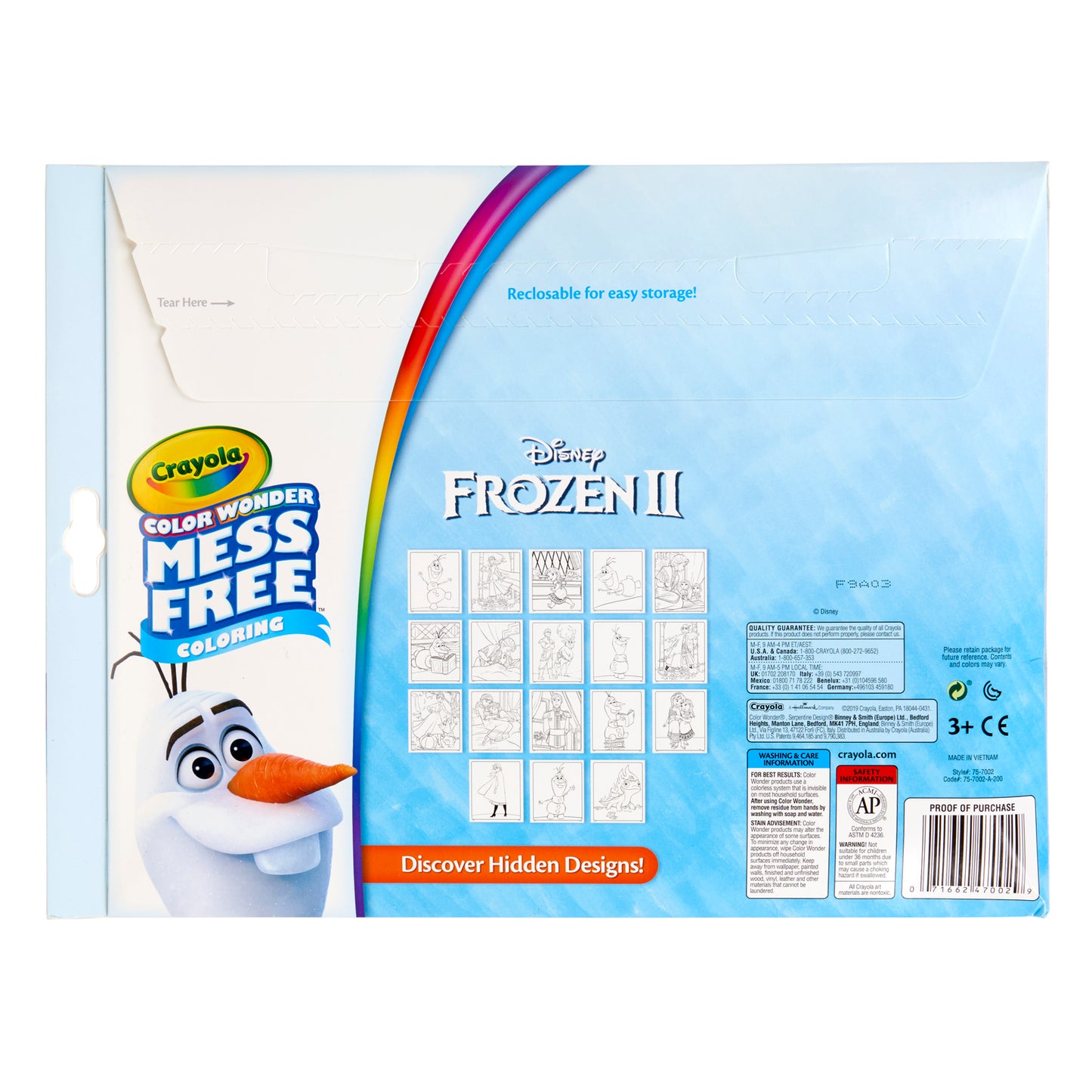 Color Wonder Mess Free Coloring Pad & Markers, Frozen 2