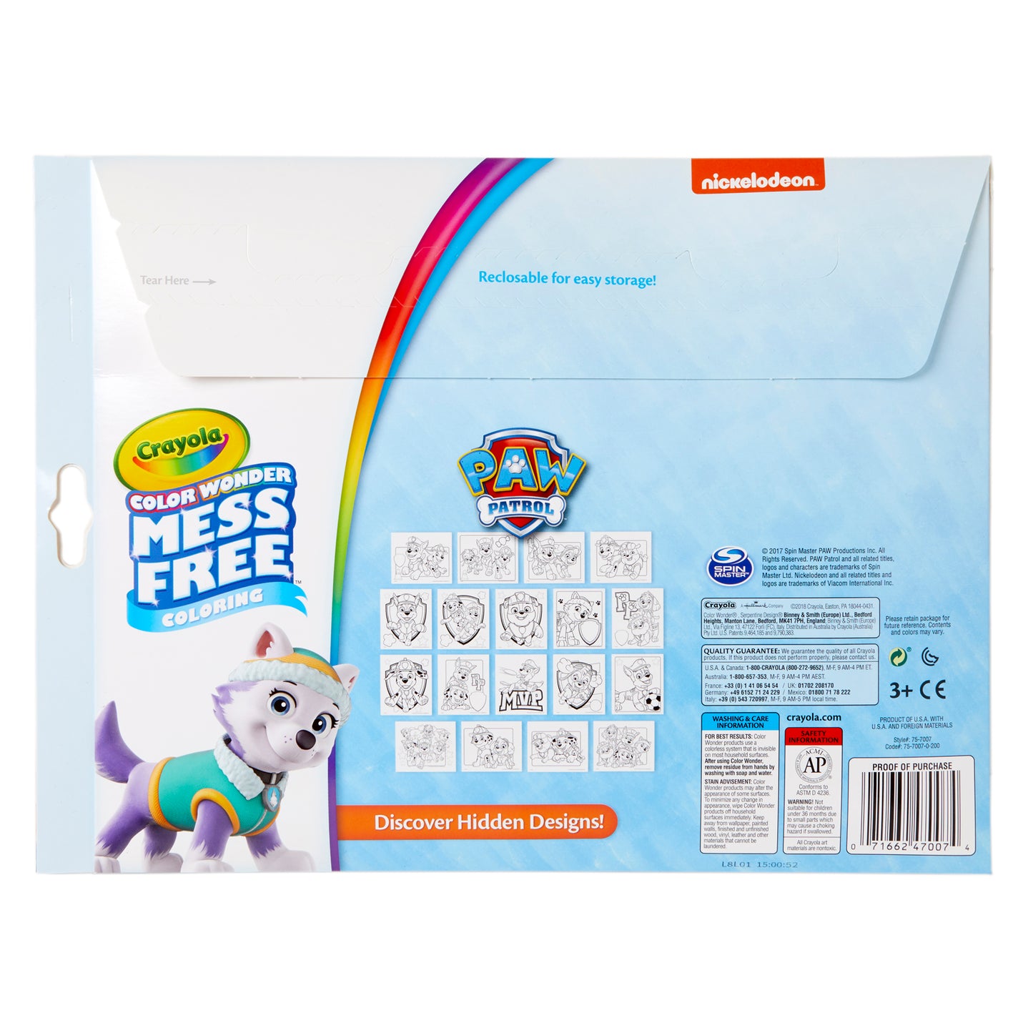Color Wonder Mess Free Coloring Pad & Markers, Paw Patrol