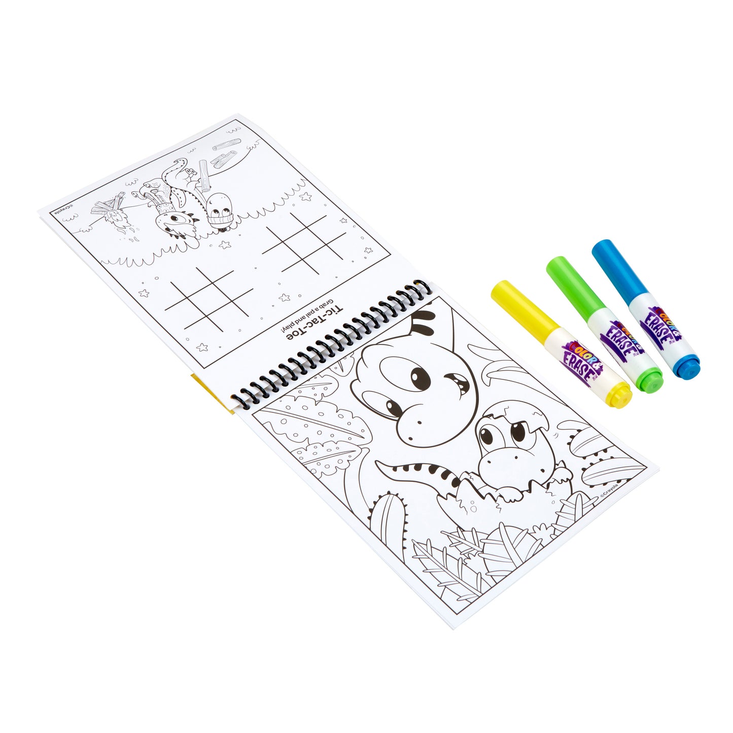 Color & Erase Reusable Activity Pad, Dinosaurs