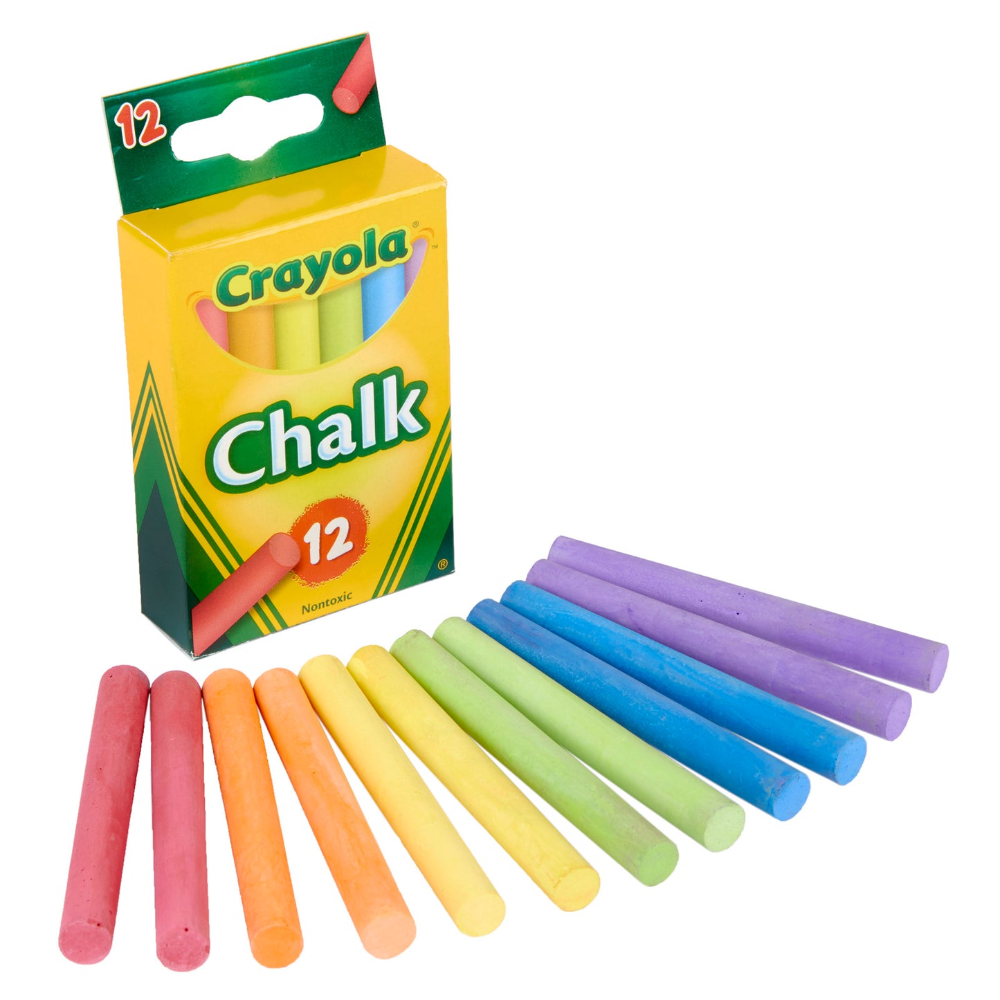 Multi-Colored Children's Chalk, 12 Count