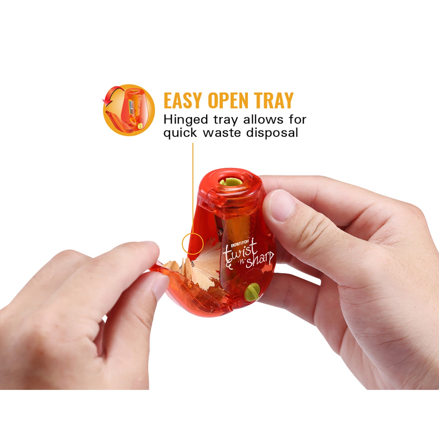 Twist-n-Sharp™ Kids Pencil Sharpener, Assorted Colors