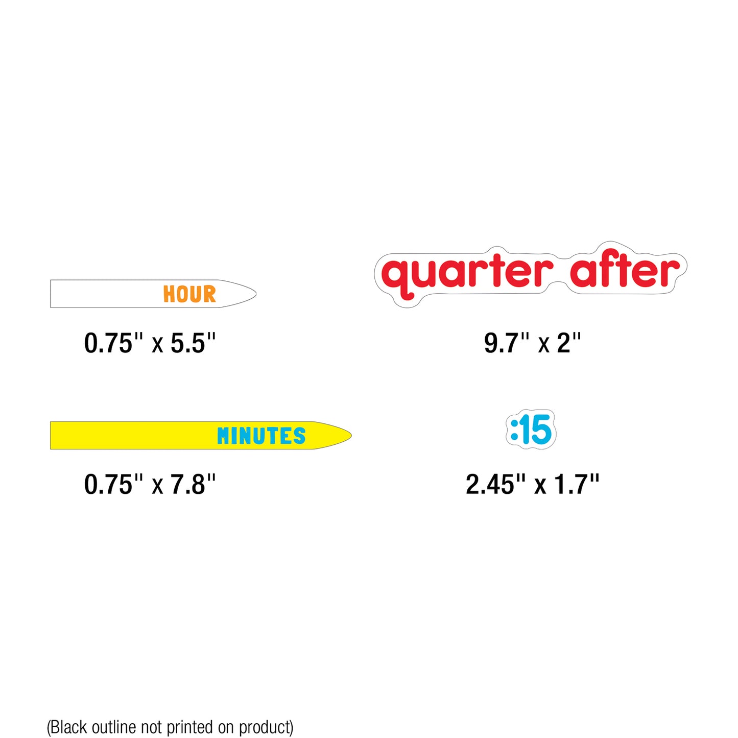 All About Time Bulletin Board Set, Grade 1-5, 23 Pieces