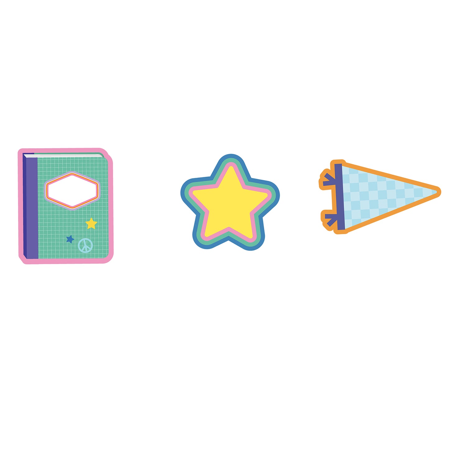 We Stick Hello School Cutouts Together