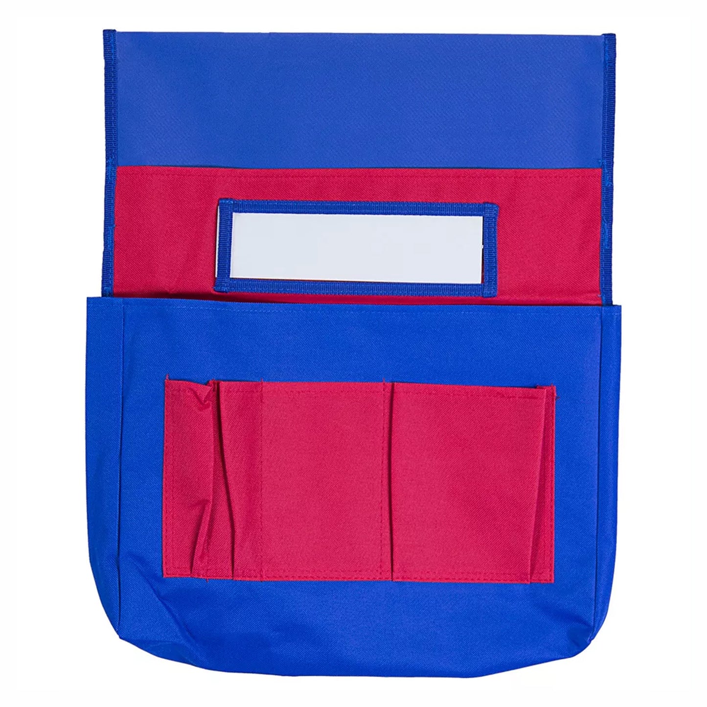 Chairback Buddy™ Pocket Chart, Blue/Red