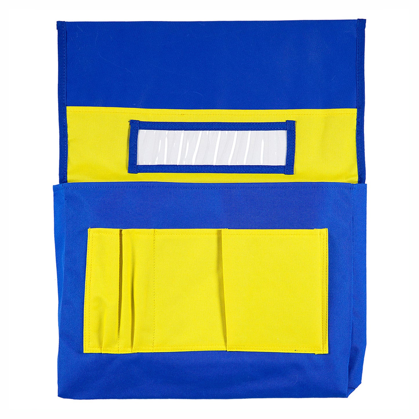 Chairback Buddy™ Pocket Chart, Blue/Yellow