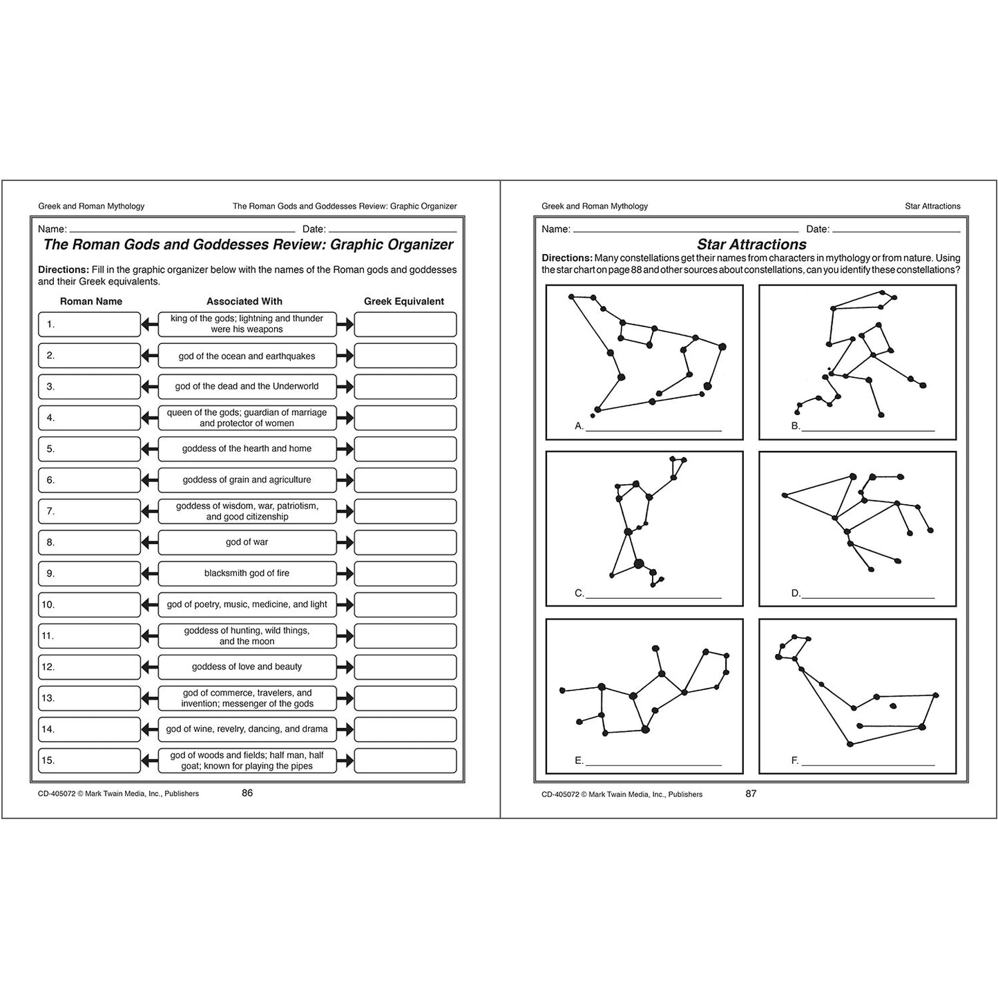 Greek and Roman Mythology