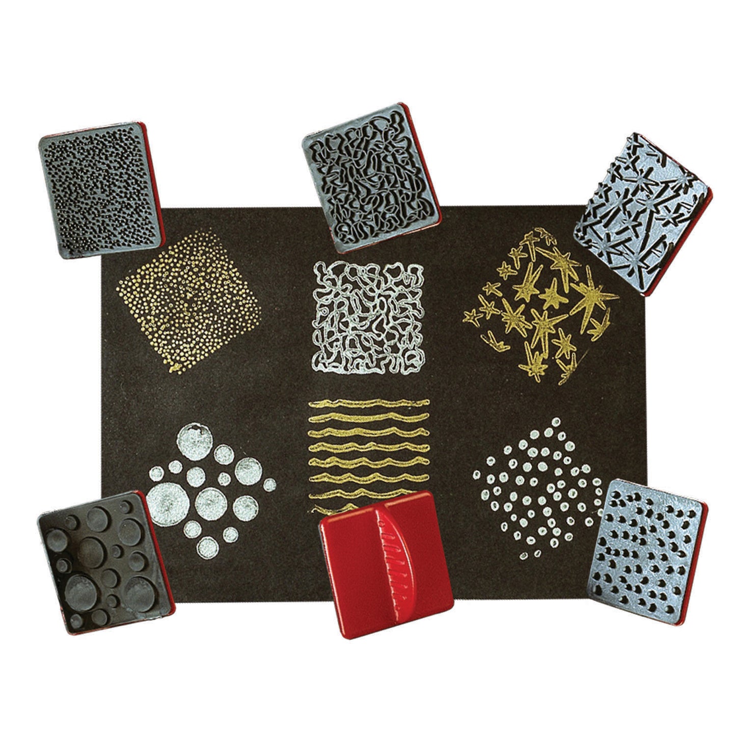 Paint Effect Stamps - Set of 6