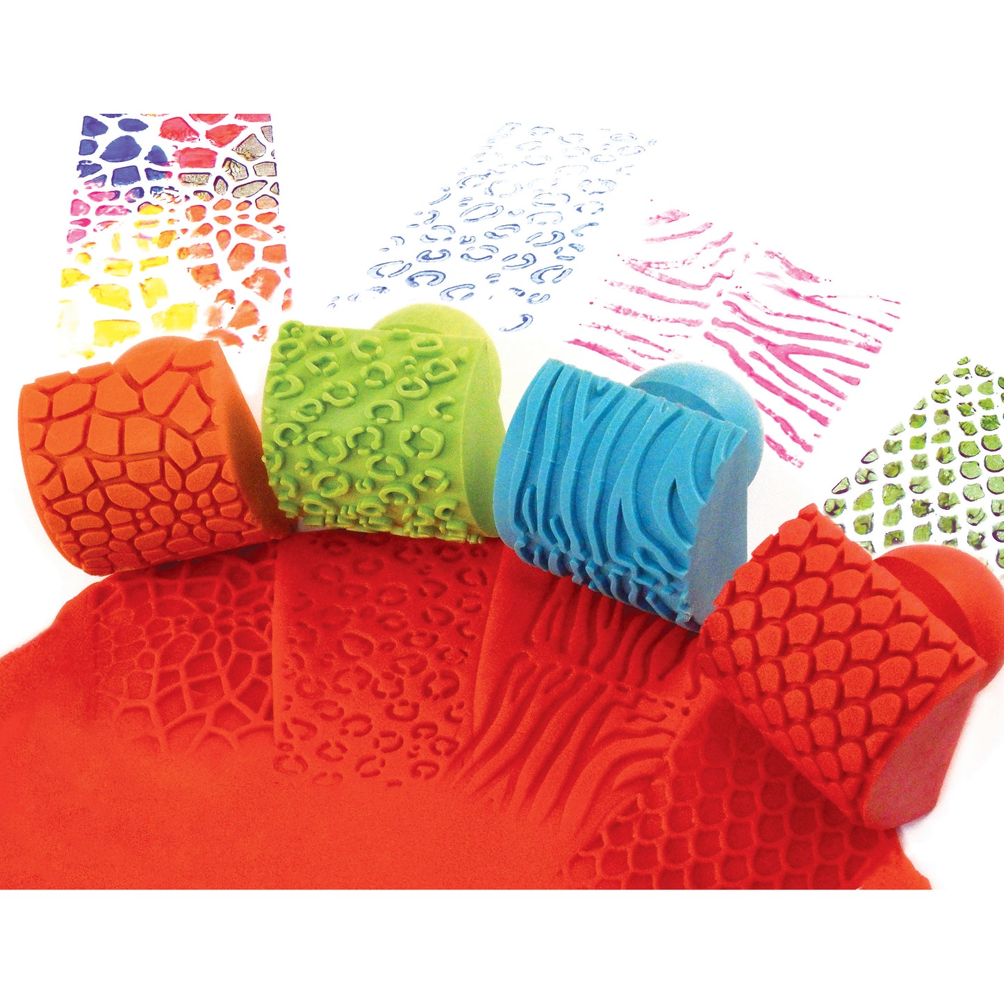 Paint and Clay Animal Rockers - Set of 4