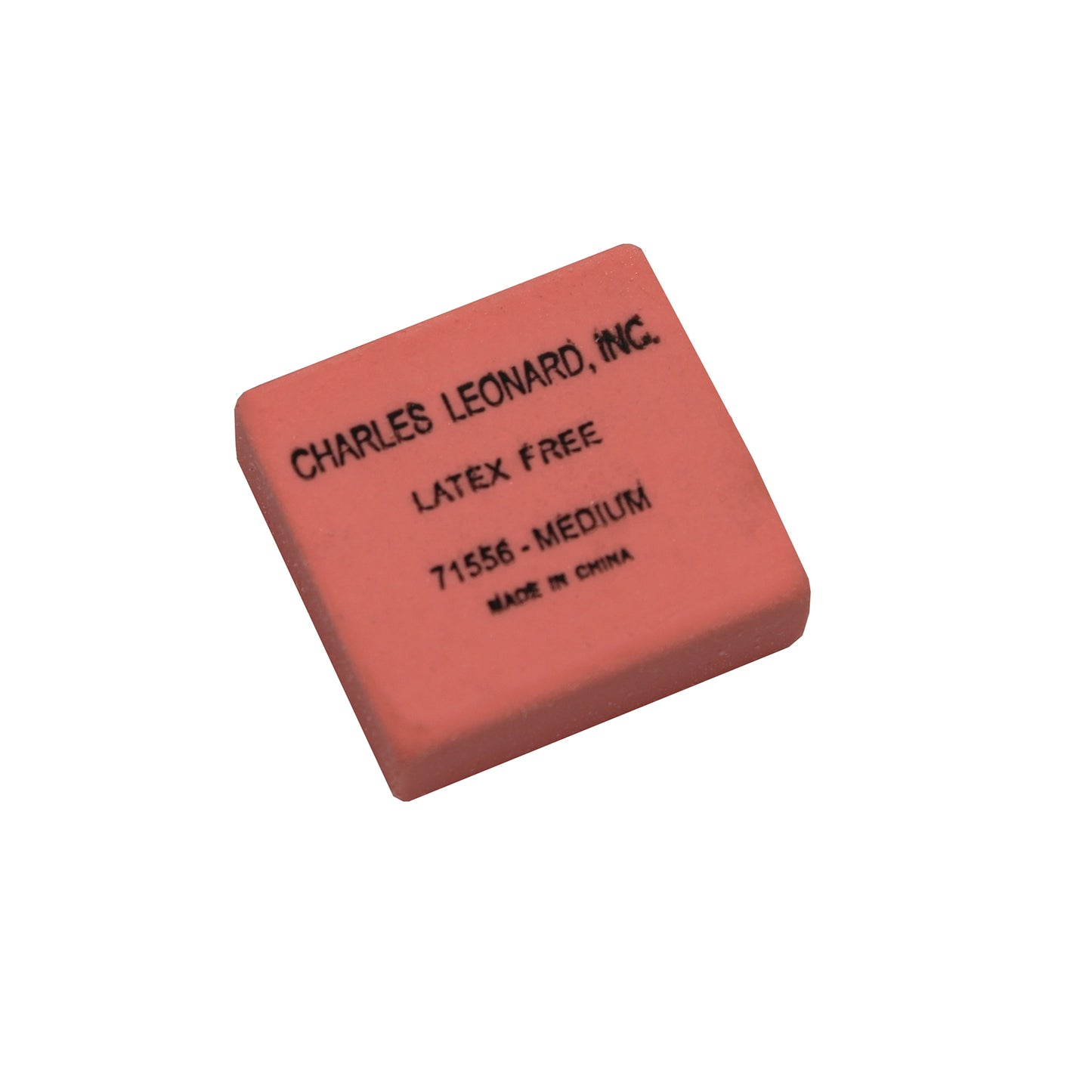 Eraser, Synthetic, Latex Free, Block Shape, Medium, Pink, Box of 60