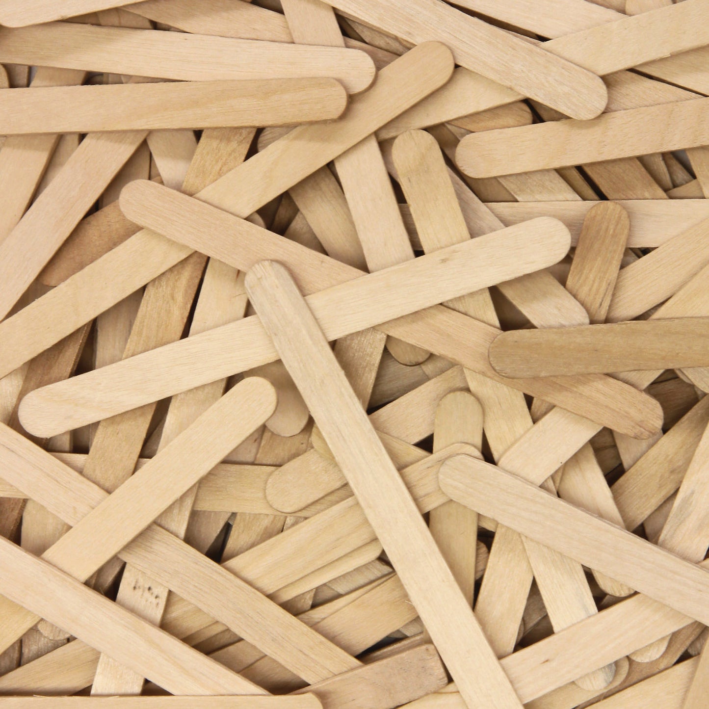 Regular Craft Sticks, Natural, 4.5" x 3/8", 150 Pieces