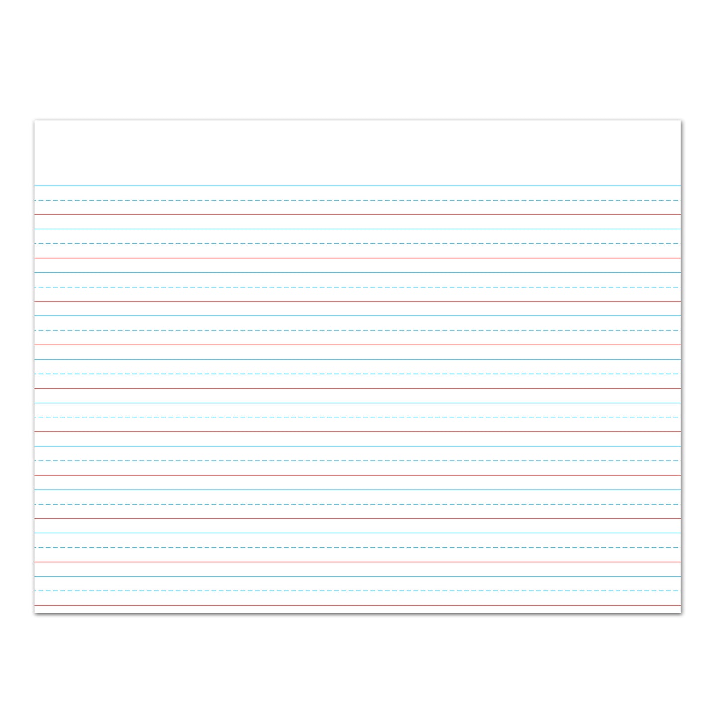 Letters & Learn Handwriting Tablet, 40 Sheets, 11" x 8-1/2", Pack of 6